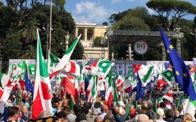 A Roma una piazza piena di entusiasmo ed energie